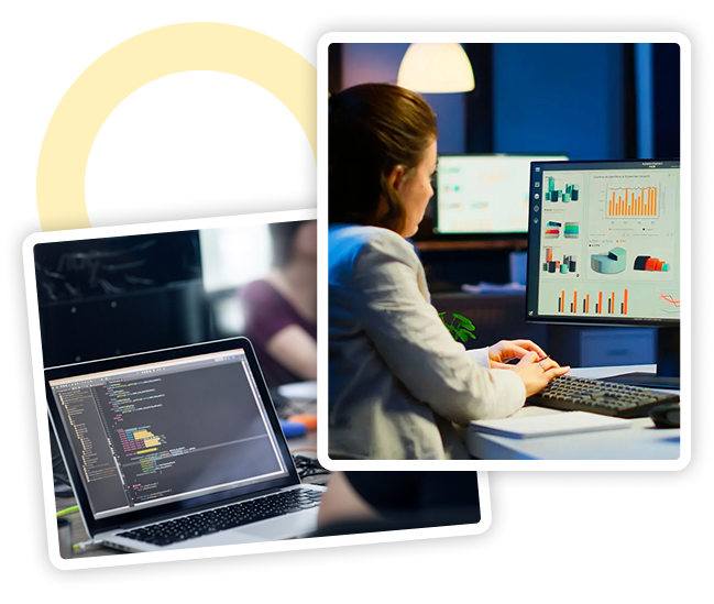 Développeur en train de coder